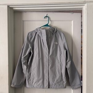 The North Face Light Gray Outdoor Jacket